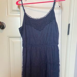 Navy Lace Dress